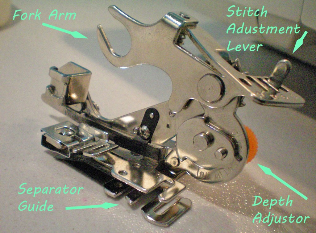 Using a Ruffler Foot Attachment Revised Yesterday's Thimble
