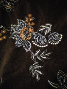 Closeup of Embroidery