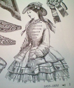 1850s Dress