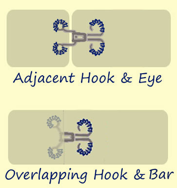  Hook and Eye Closures Sewing Hooks and Eyes Hook & Eye Closure  Metal Hook and Eye Fasteners Metal Bra Hook and Eye Nickel Hook and Eye  Closure Bra Pack of 4