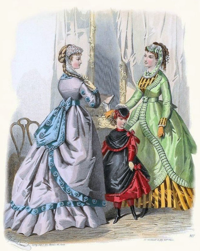 1869 Visiting Dresses
