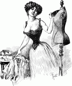 La couturiere et son buste, 1900