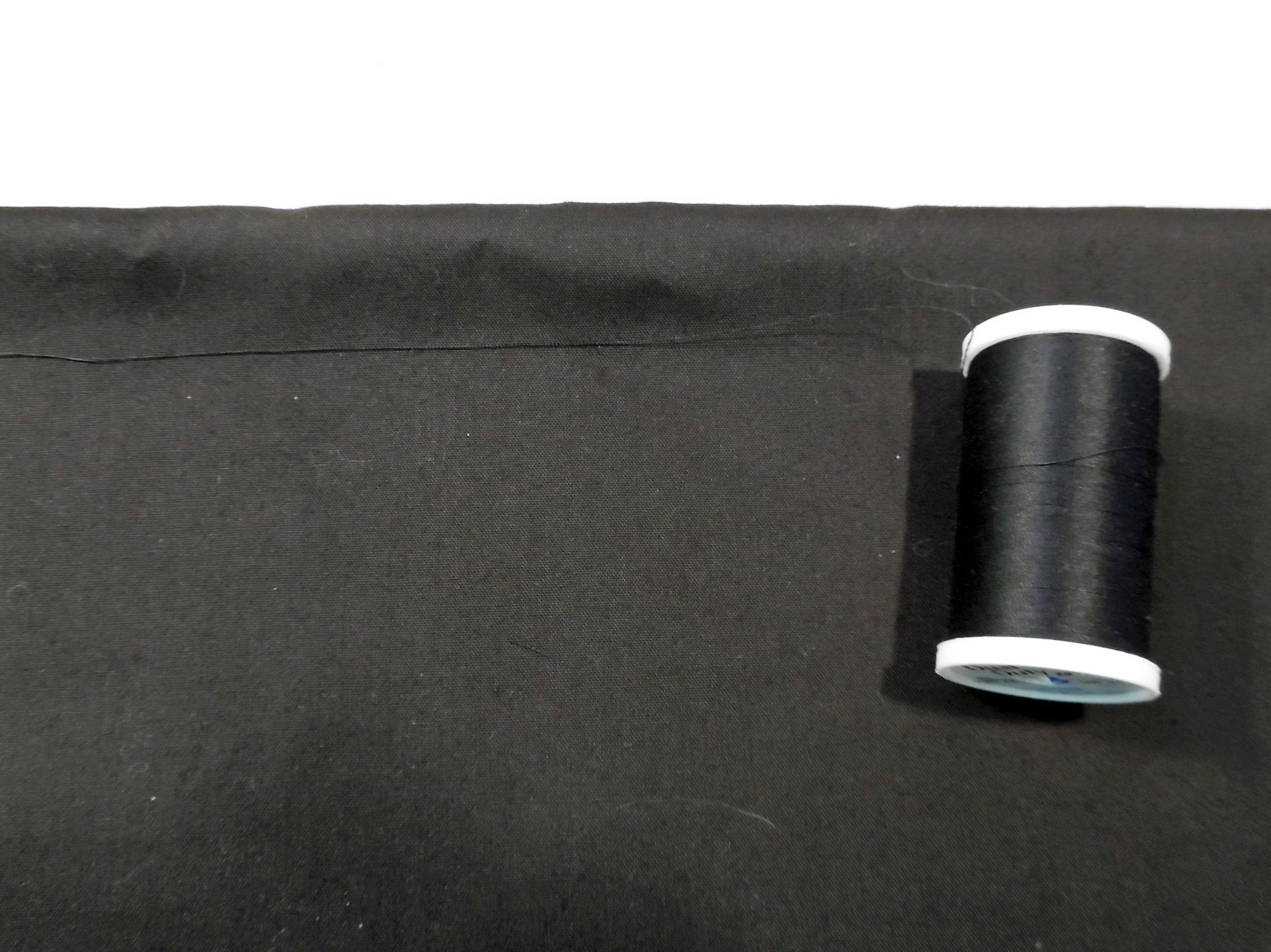 Sewing With Black Fabric