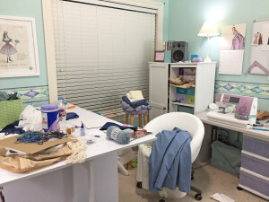 Messy Sewing Room